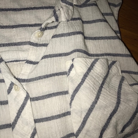 Merona striped button down tank - Picture 2 of 4